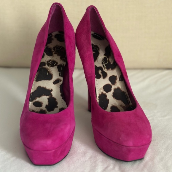 Jessica Simpson Waleo Platform Heels Bermuda Pink - Picture 4 of 6